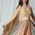 multicolor embroidered silk Lehenga set