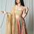 multicolor embroidered silk Lehenga set