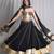 black embroidered cotton Lehenga set