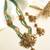 Traditional goddess turquoise haram set