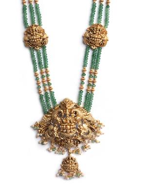 Traditional goddess turquoise haram set 3
