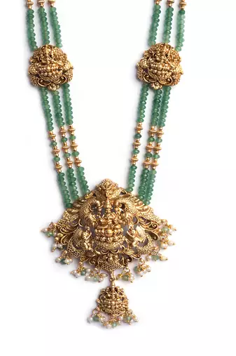 Traditional goddess turquoise haram set