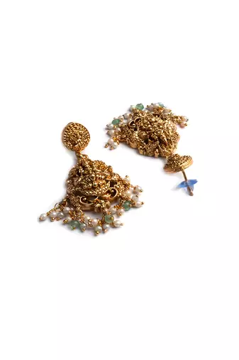 Traditional goddess turquoise haram set