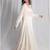 white net shrug set with embroidered work palazzo