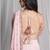 Pink embroidered georgette saree