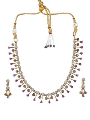 Magnificient ad waterfall necklace set 2