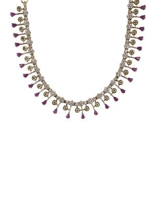 Magnificient ad waterfall necklace set 3