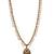 Unique ad ruby green long sleek necklace set