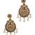 Unique ad ruby green short sleek necklace set