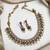  matte finish multicolor ad necklace with pearl hangings