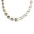 Gold plated ad stone symmetrical necklace set
