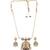 Traditional lakshmi pendant hasli necklace set