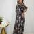 Midnight muse handcrafted kurti & plazo