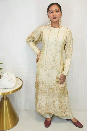 Regal elegance embroidered kurti