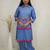 Butterfly embroidered 3-piece co-ord set