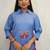 Butterfly embroidered 3-piece co-ord set