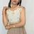 Sleeve less embroidered ethnic kurti with pant