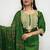 Handcrafted luxurious bandhani suit.