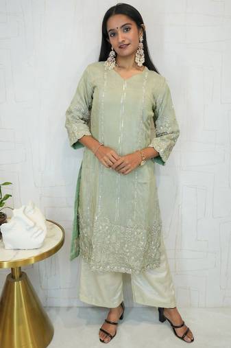 Embroidered ethnic kurti