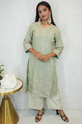 Embroidered ethnic kurti