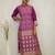 Handcrafted bandhani suit.