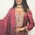 Handcrafted luxurious bandhani suit.