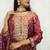 Handcrafted luxurious bandhani suit.