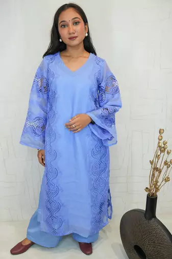 Chikankari kurta set