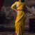 MUSTARD BOLLYWOOD DIGITAL PRINTED SAREE