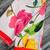 HOT RED AND WHITE BOLLYWOOD DIGITAL PRINTED SAREE