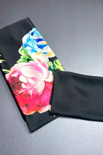 HOT BLACK BOLLYWOOD DIGITAL PRINTED SAREE