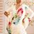 WHITE BOLLYWOOD DIGITAL PRINTED SAREE
