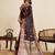 Maroon paithani silk blend saree with rich zari woven pallu and contrast mina kari border, traditional designer blouse