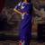 NAVY BLUE BOLLYWOOD DIGITAL PRINTED SAREE