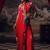 HOT RED BOLLYWOOD DIGITAL PRINTED SAREE