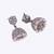 Charming round shape silver plated jhumki earring for women and girls