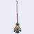 Incredible chandilier and flower design gold plated maang tikka for women and girls