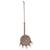 Lavish round and flower design gold plated maang tikka for women and girls