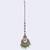 Splendid chandilier and flower design gold plated maang tikka for women and girls