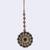 Trendy round and oval shape gold plated maang tikka for women and girls