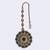 Trendy round and oval shape gold plated maang tikka for women and girls