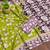 Green printed cotton saree with blouse piece