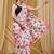 White printed cotton saree with blouse piece