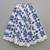 White & blue printed rayon lehenga choli for girls – trendy festive outfit