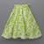 Lime green & white printed rayon lehenga choli for girls – modern ethnic ensemble