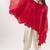 Pink plain chiffon kurta set