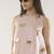 Pink embroidered cotton co ord set
