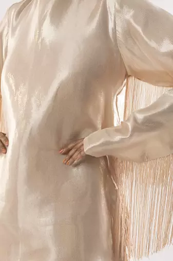 Pink plain silk kurta set