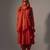 Orange plain viscose kurta set