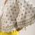 Ivory embroidered satin co ord set